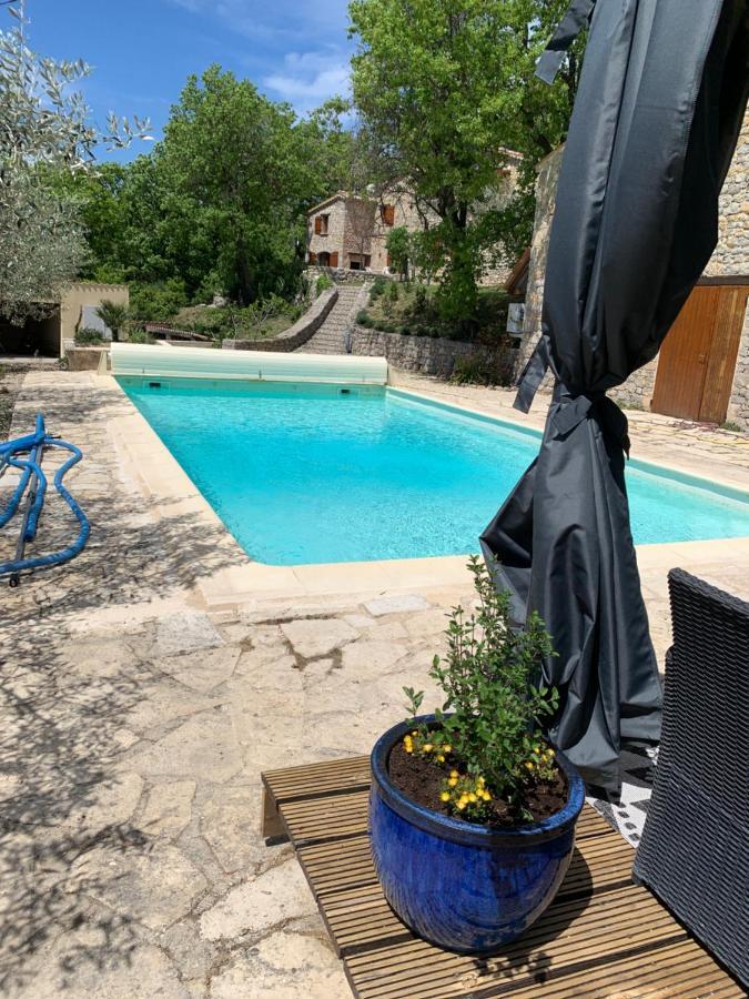 Plaisians Font Nouvelle Maison De Charme Drome Provencale, 6 Ou 10 Personnes Avec Piscine מראה חיצוני תמונה